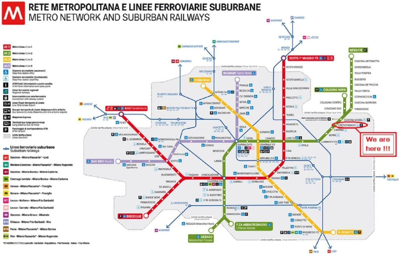 Appartamento Palmanova Vicino Alla Metropolitana 밀라노 외부 사진